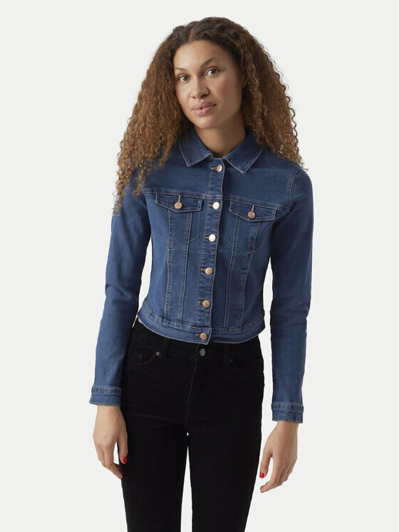 

Джинсовая куртка slim fit Vero Moda, синий