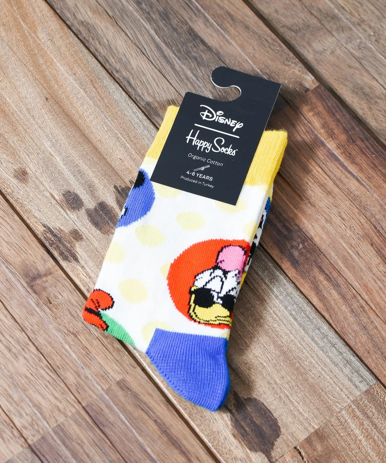 Носки детские Disney × HappySocks, жёлтые