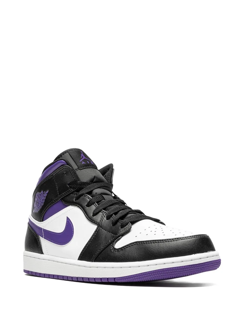 Кроссовки Air  1 Mid Dark Iris Jordan, белый — фото 2