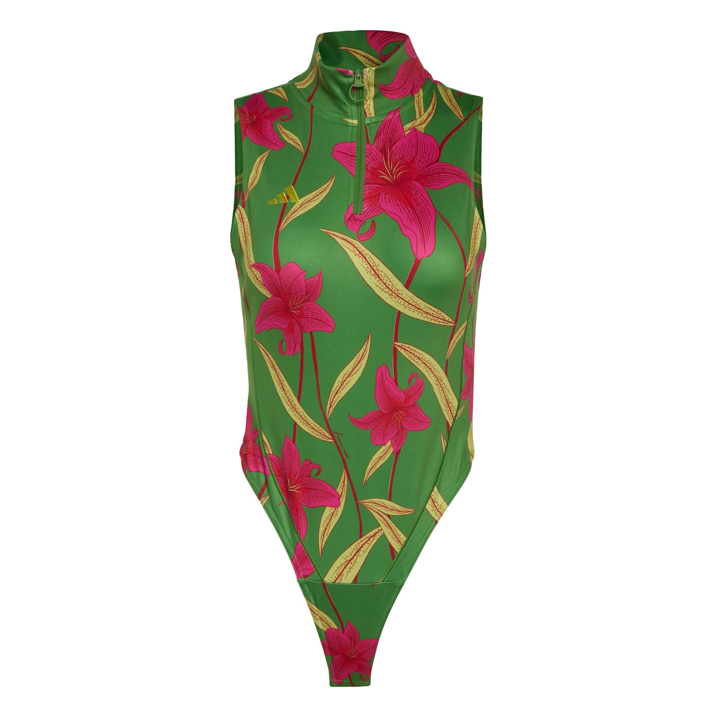 

Adidas Sportswear Атлетический боди 'Adidas x Farm Rio' в цвете хаки, светло-зеленый