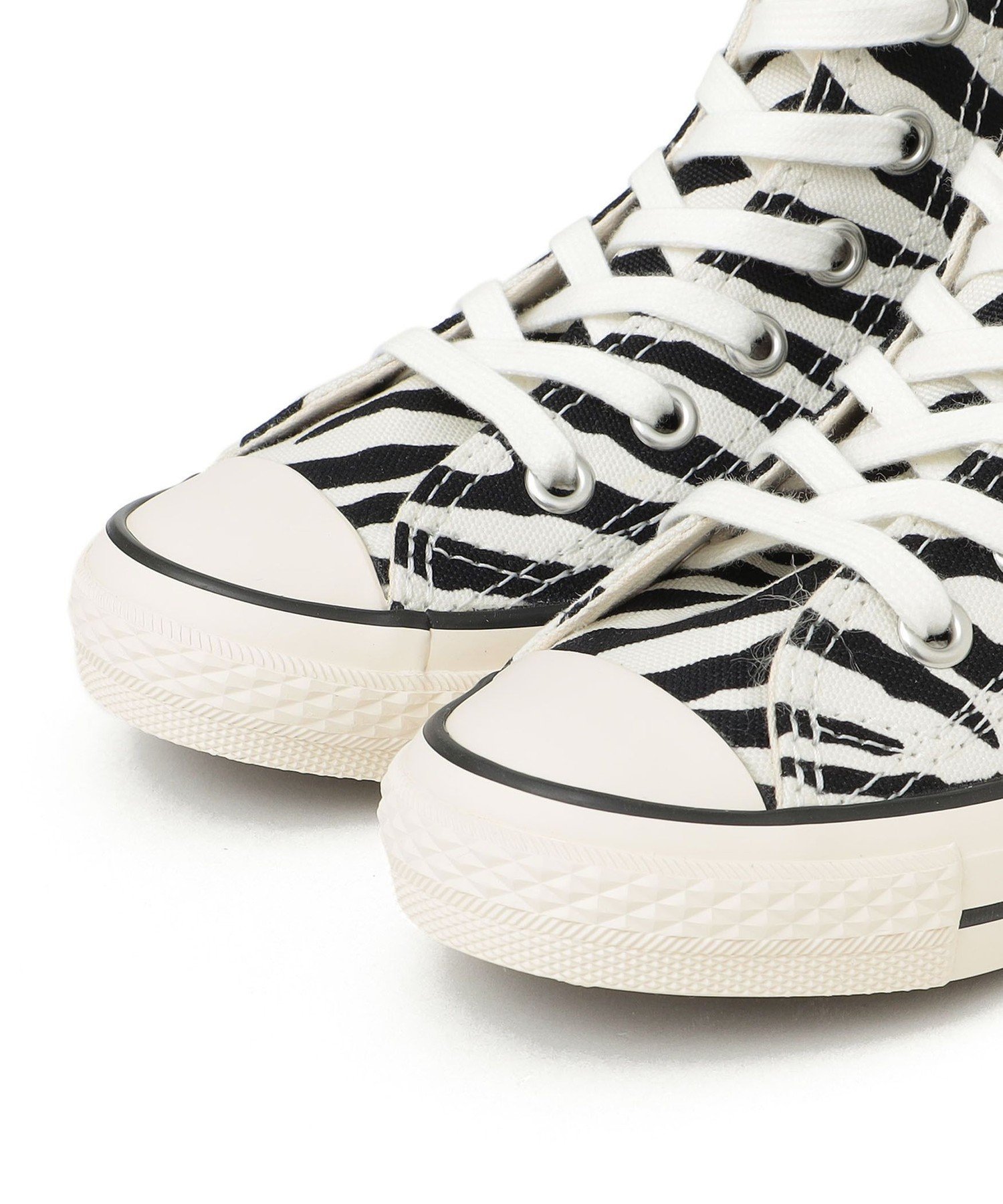 CONVERSE: Детские высокие кроссовки ALLSTAR Zebra Ships Any, off white — фото 4