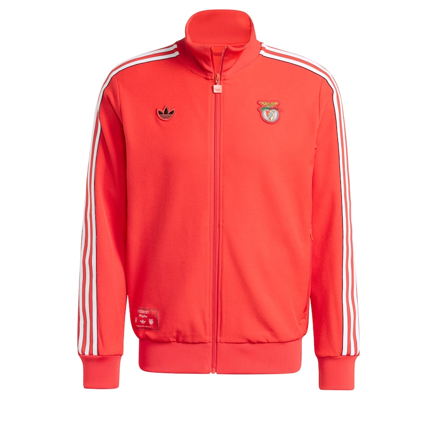 

Спортивная толстовка с капюшоном на молнии ADIDAS ORIGINALS Benfica Lissabon Terrace, красный