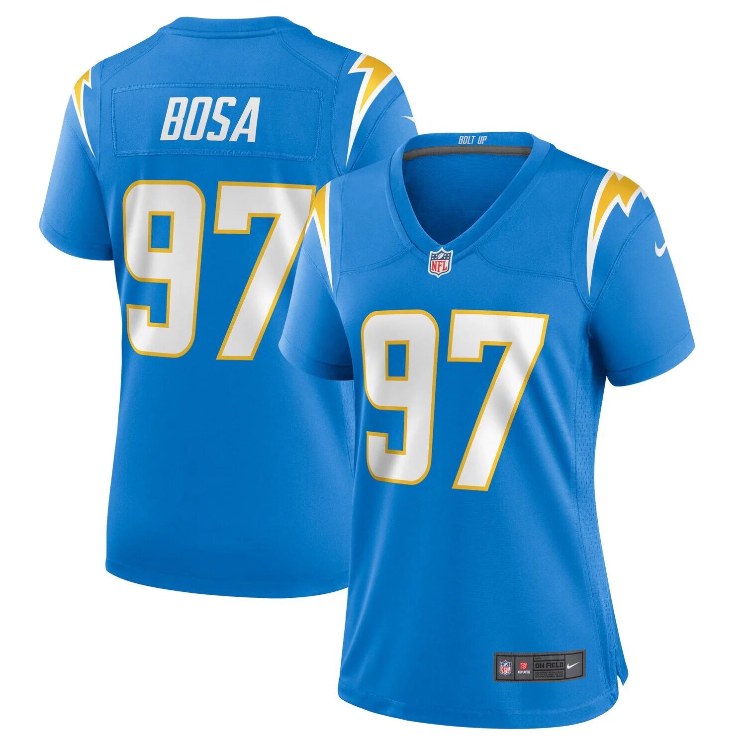 

Женское джерси Nike Joey Bosa Powder Blue Los Angeles Chargers Game Nike