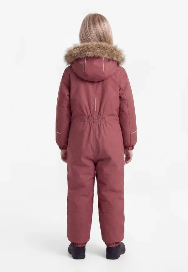 Комбинезон снежный Nmnsnow suit solid snowsuit Name It, розово-коричневый — фото 2