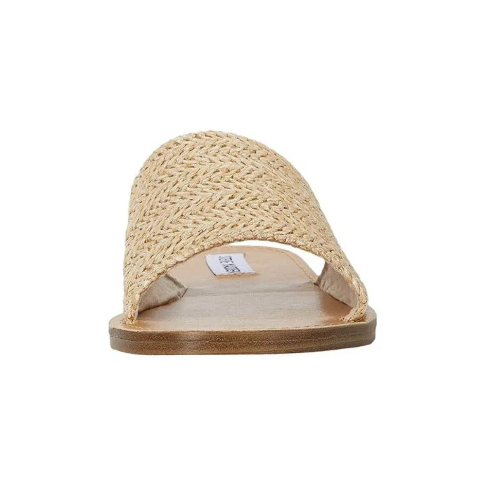Мужские сандалии Steve Madden Grace с открытым носком и отделкой из рафии, модель RHS7670, бежевый — фото 3