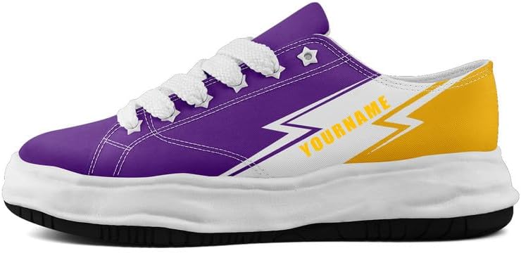 

Кроссовки AWSOLE Custom Platform Canvas для мужчин и женщин, модные низкие повседневные туфли, классические удобные обувь для ходьбы, белый/желтый