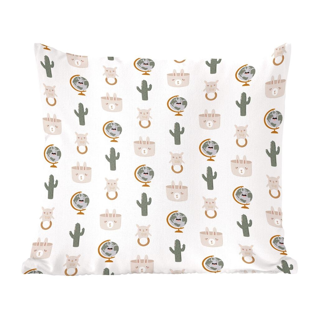 

Декоративная подушка MuchoWow, диванная подушка, декоративная подушка для гостиной, 60 x 60 см, цвета - иллюстрации - узоры - чехол на подушку - хлопчатобумажная ткань - декоративные наволочки