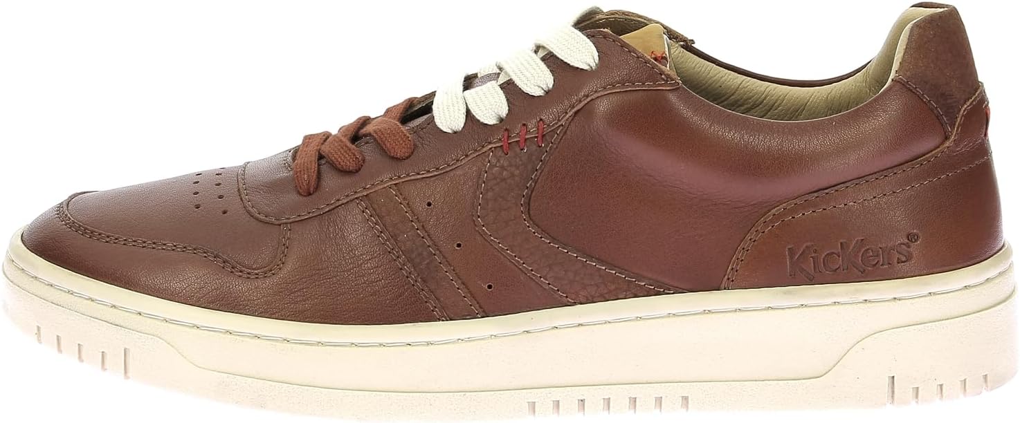 Мужские низкие кроссовки Kickers, коричневый — фото 2