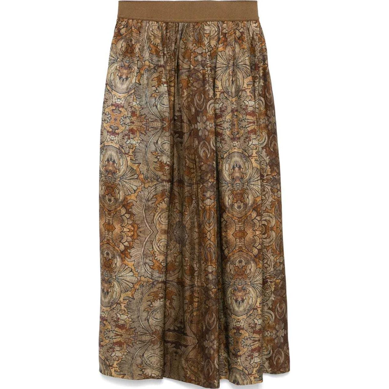 

Юбка Gillian с принтом и плиссировкой UMA WANG, бежевый