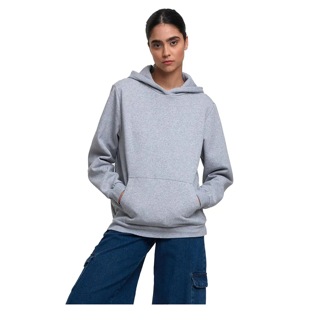 

Худи Urban Classics Loose Brushed Fleece, серый
