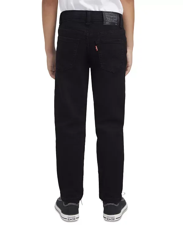 Джинсы 502 Strong Performance Regular Taper для маленьких детей Levi'S, Black — фото 4