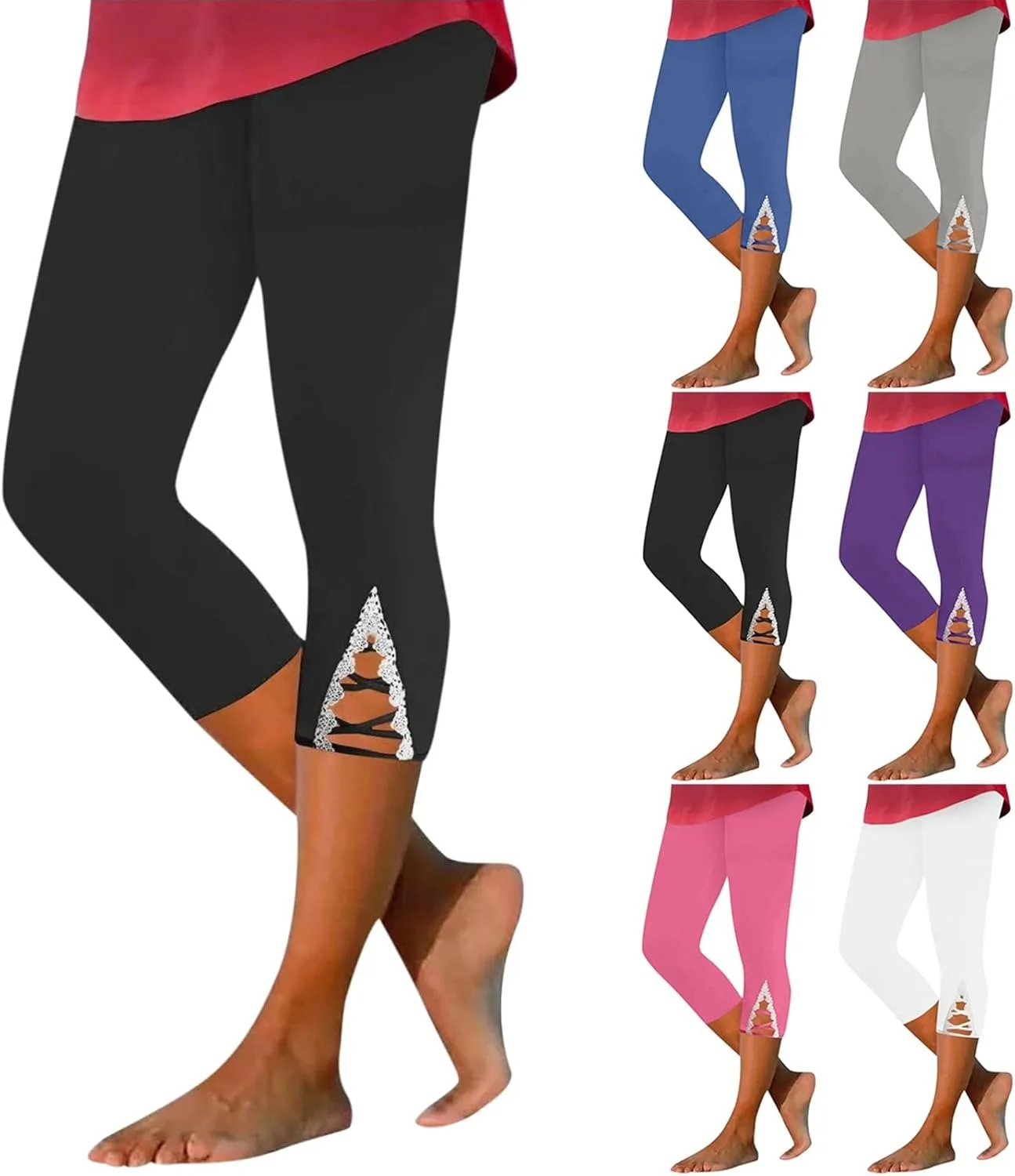 

Йога-леггинсы для женщин Capri с высокой талией Rtdyvyuhb