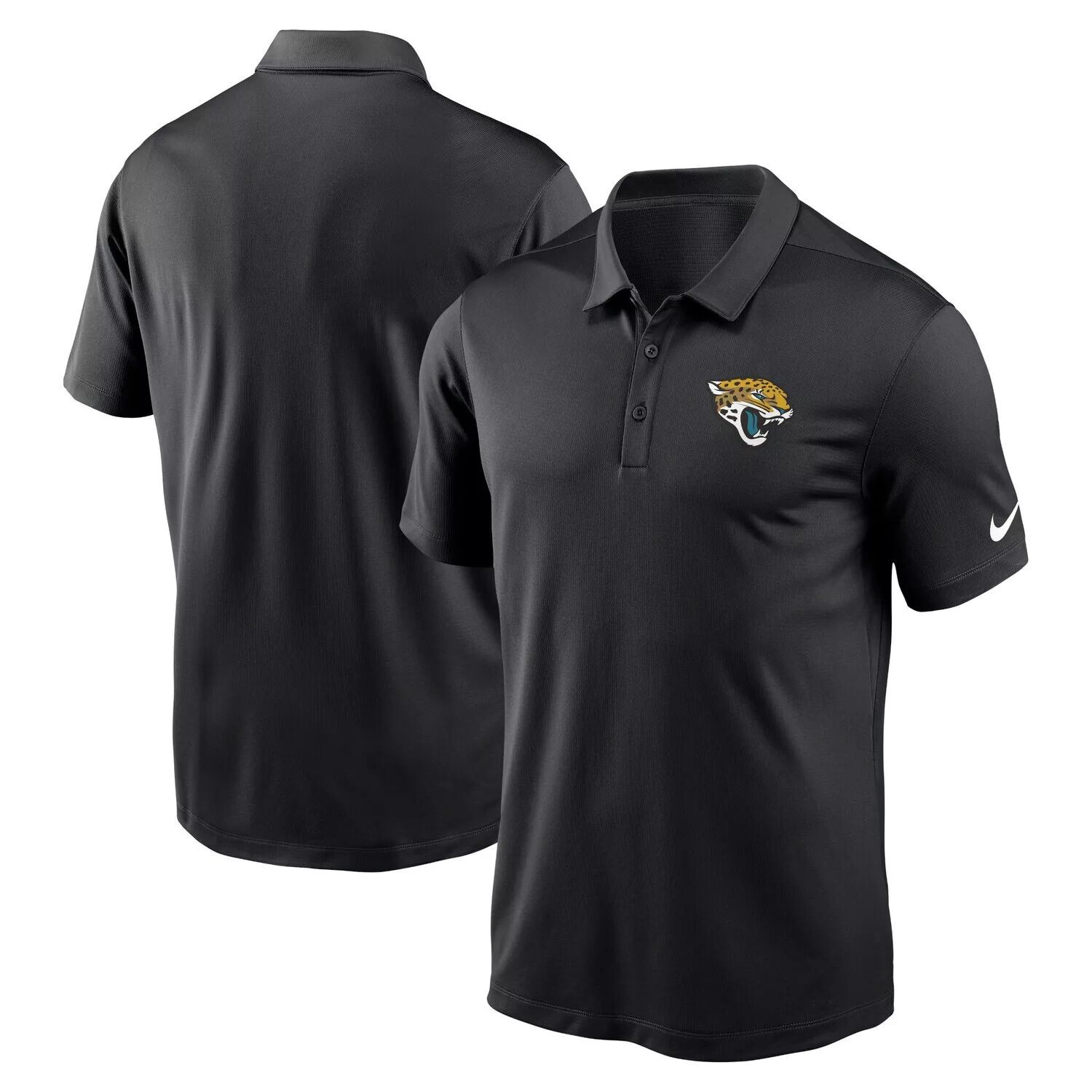 

Мужское черное поло с логотипом команды Jacksonville Jaguars Franchise Team Nike