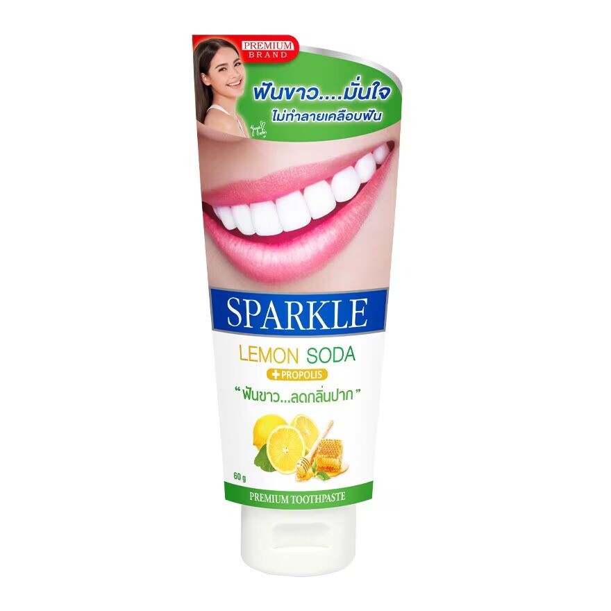 

Sparkle Зубная паста Лимонная сода 60 г, Green
