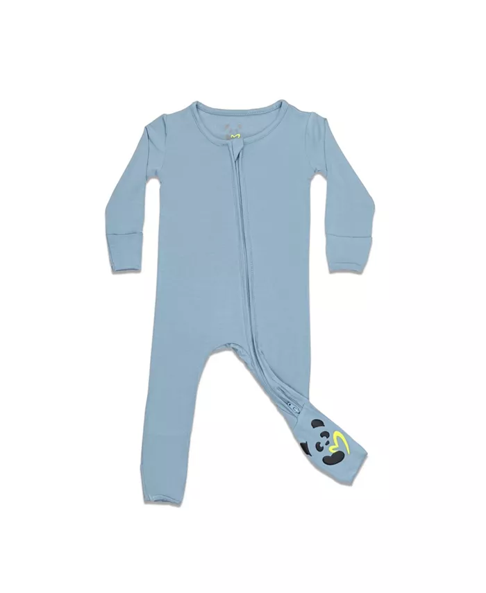

Унисекс комбинезон Oasis Teal с отстегивающимися пинетками Bellabu Bear, синий