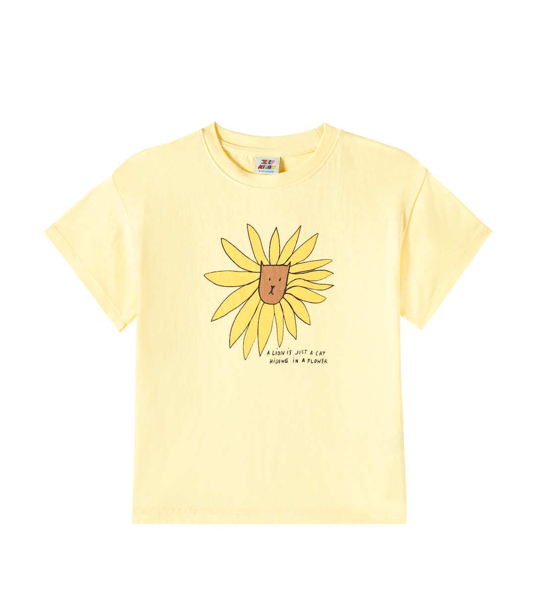 

Футболка из хлопкового джерси с принтом Jellymallow, Light Yellow