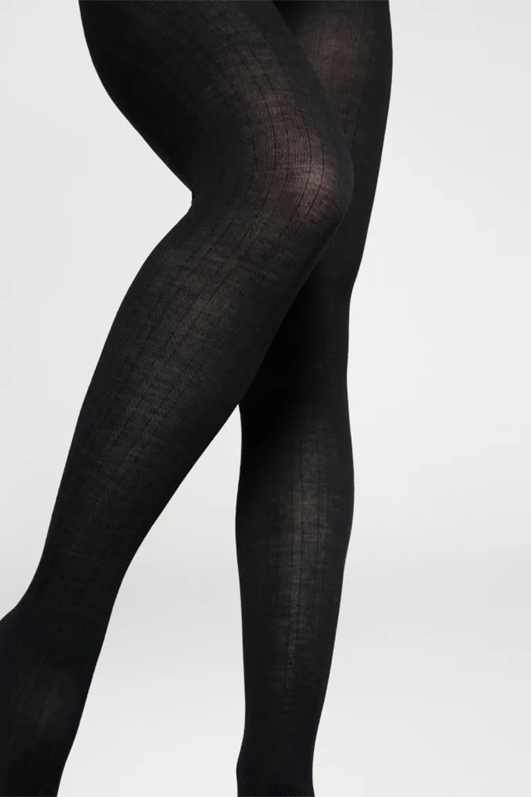 

Колготки freja из органической шерсти H&M, черный