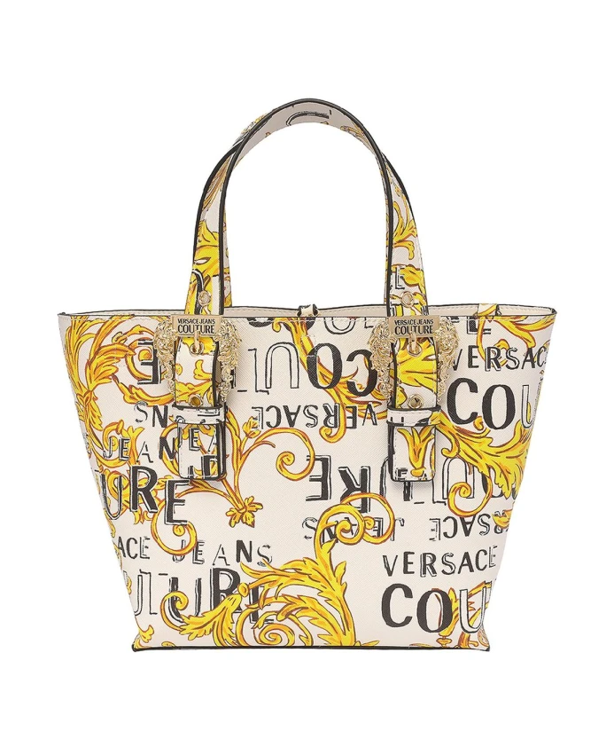 

Сумочка с принтом в стиле барокко и пряжками с логотипом Versace Jeans Couture, мультиколор