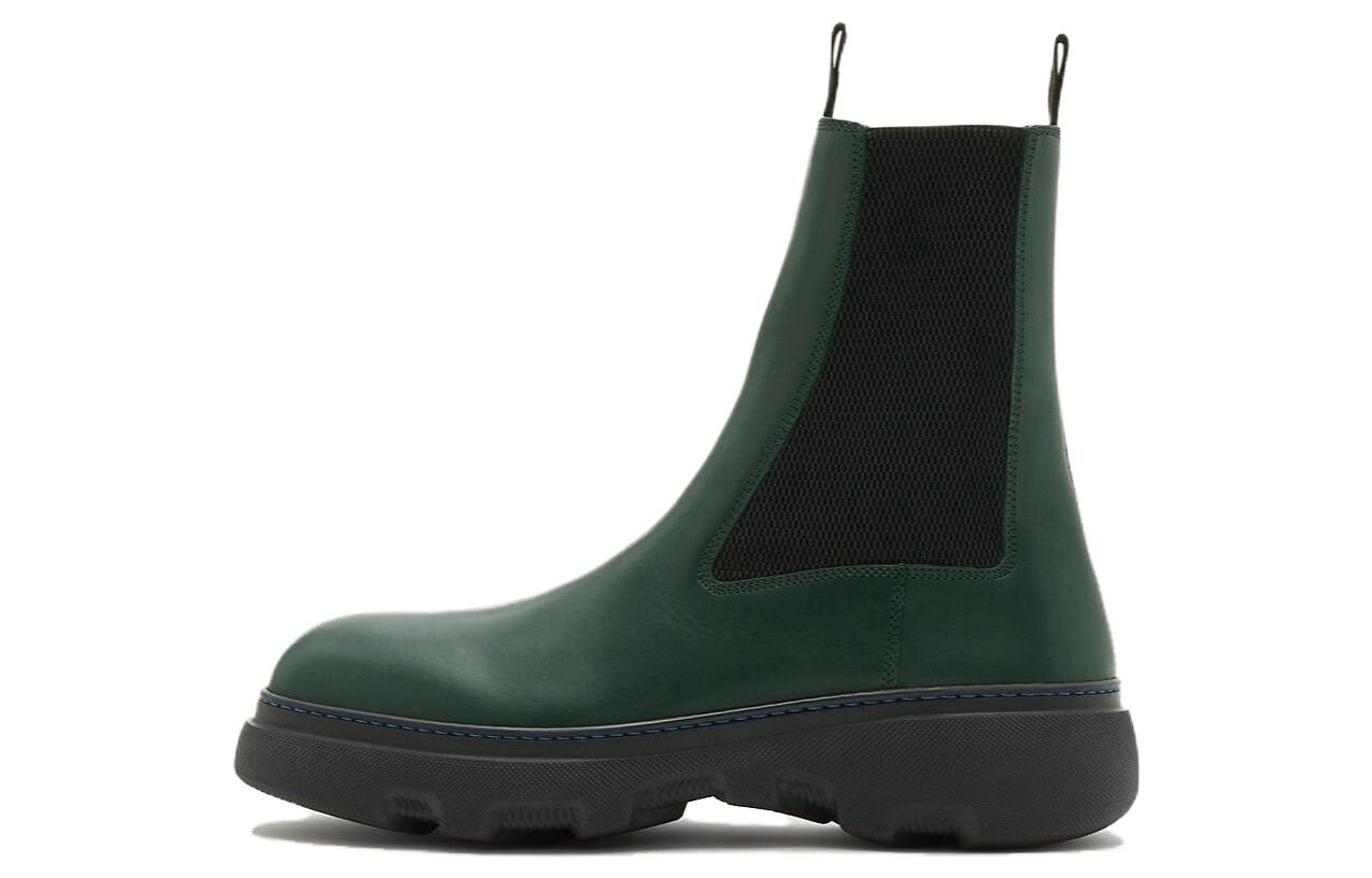 Ботинки Burberry Chelsea Slip-on, зеленый