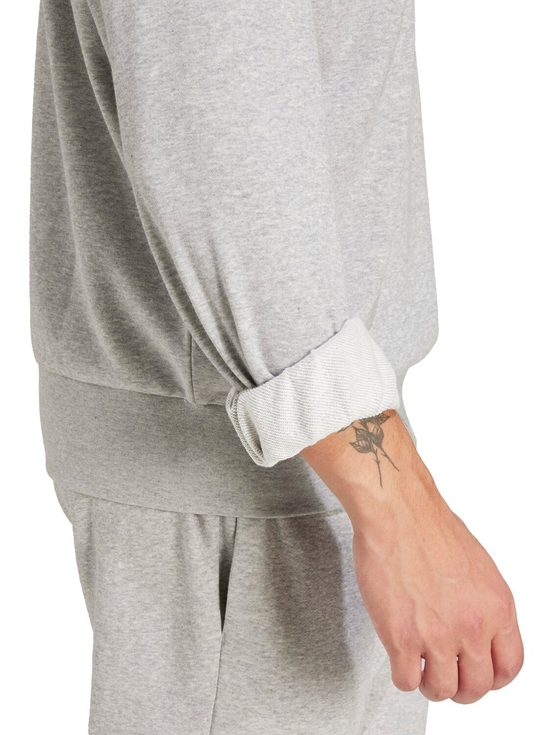 Adidas Sportswear Спортивный свитшот 'FEELCOZY' в крапчатом сером цвете — фото 4