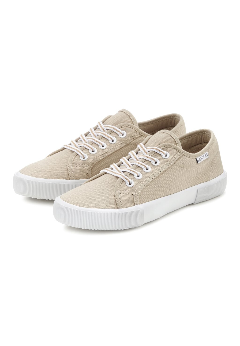 

Низкие кеды LASCANA, цвет beige