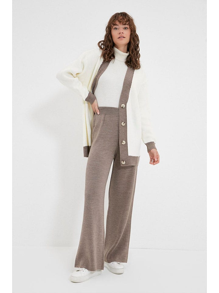 

Кардиган trendyol, цвет weiß/taupe