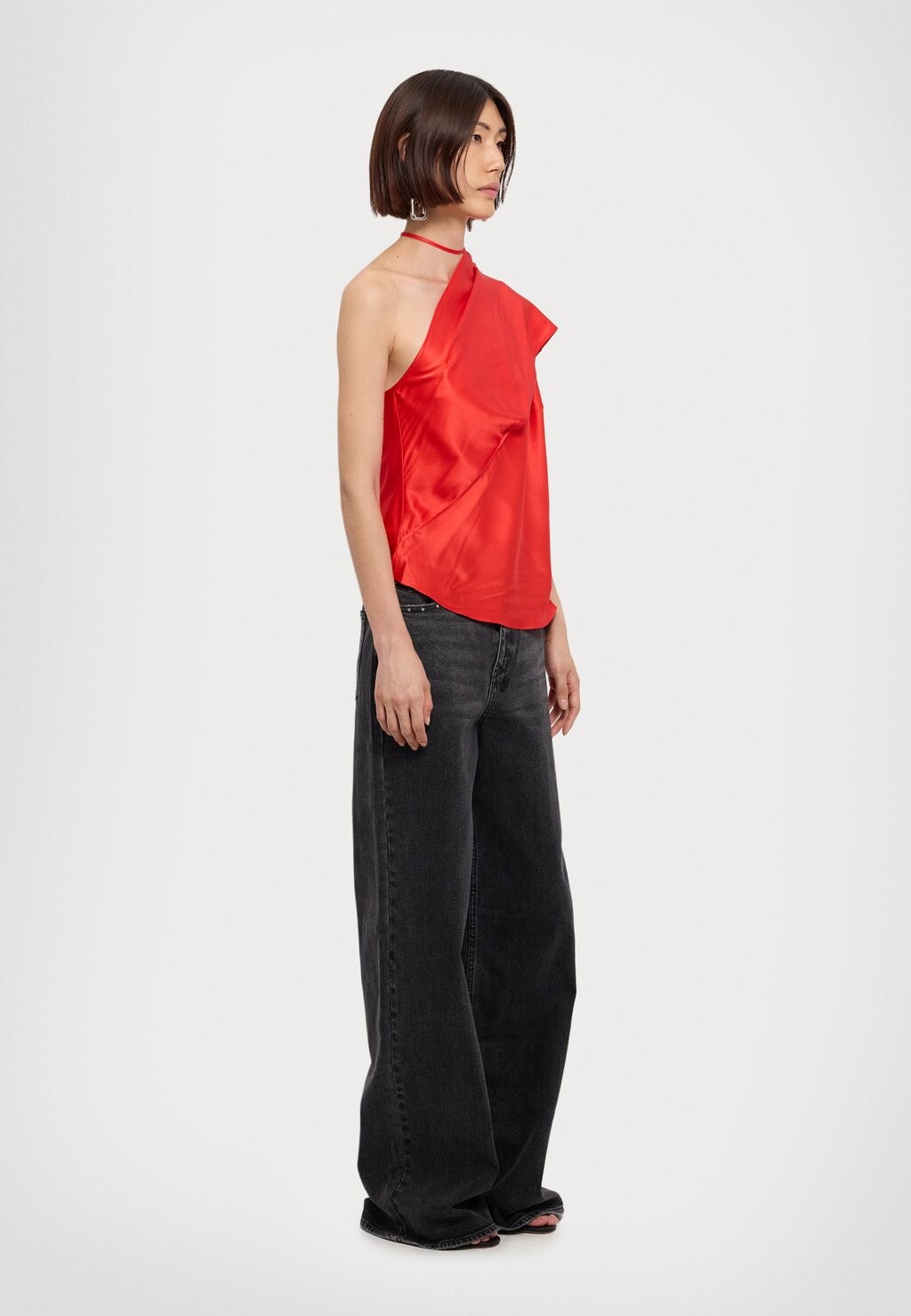 

Топ SHOULDER SCARF BLOUSE Materiel, красный