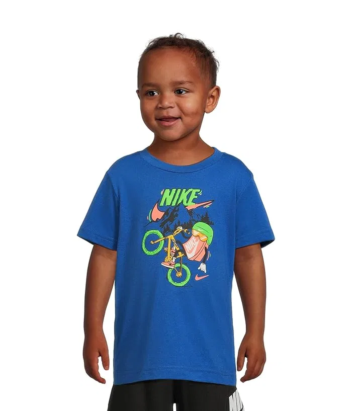 Футболка хлопковая Boxy Biking Nike Kids, Game Royal