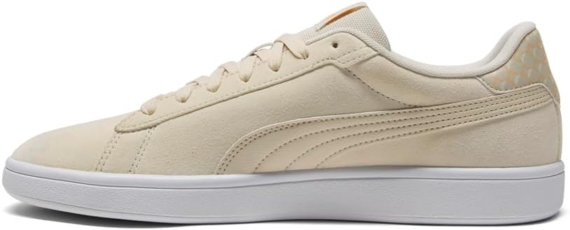 Мужские кроссовки PUMA Smash 3.0 Geometric на шнуровке, повседневные - белые — фото 3