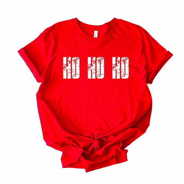

Футболка с принтом Ho ho ho block distressed Simply Sage Market, Red