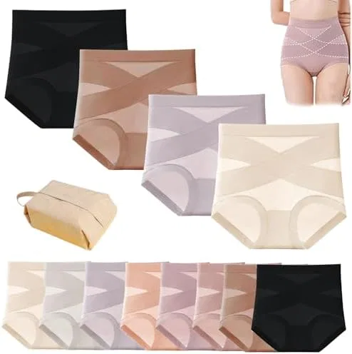 Контрольные трусы, хлопок, High Waisted, 4d