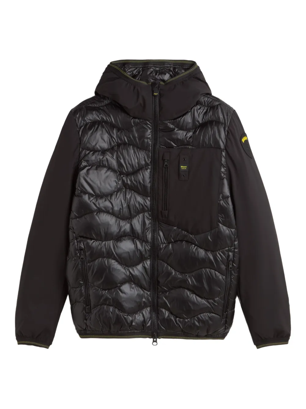 

Стеганая куртка с капюшоном Blauer, черный