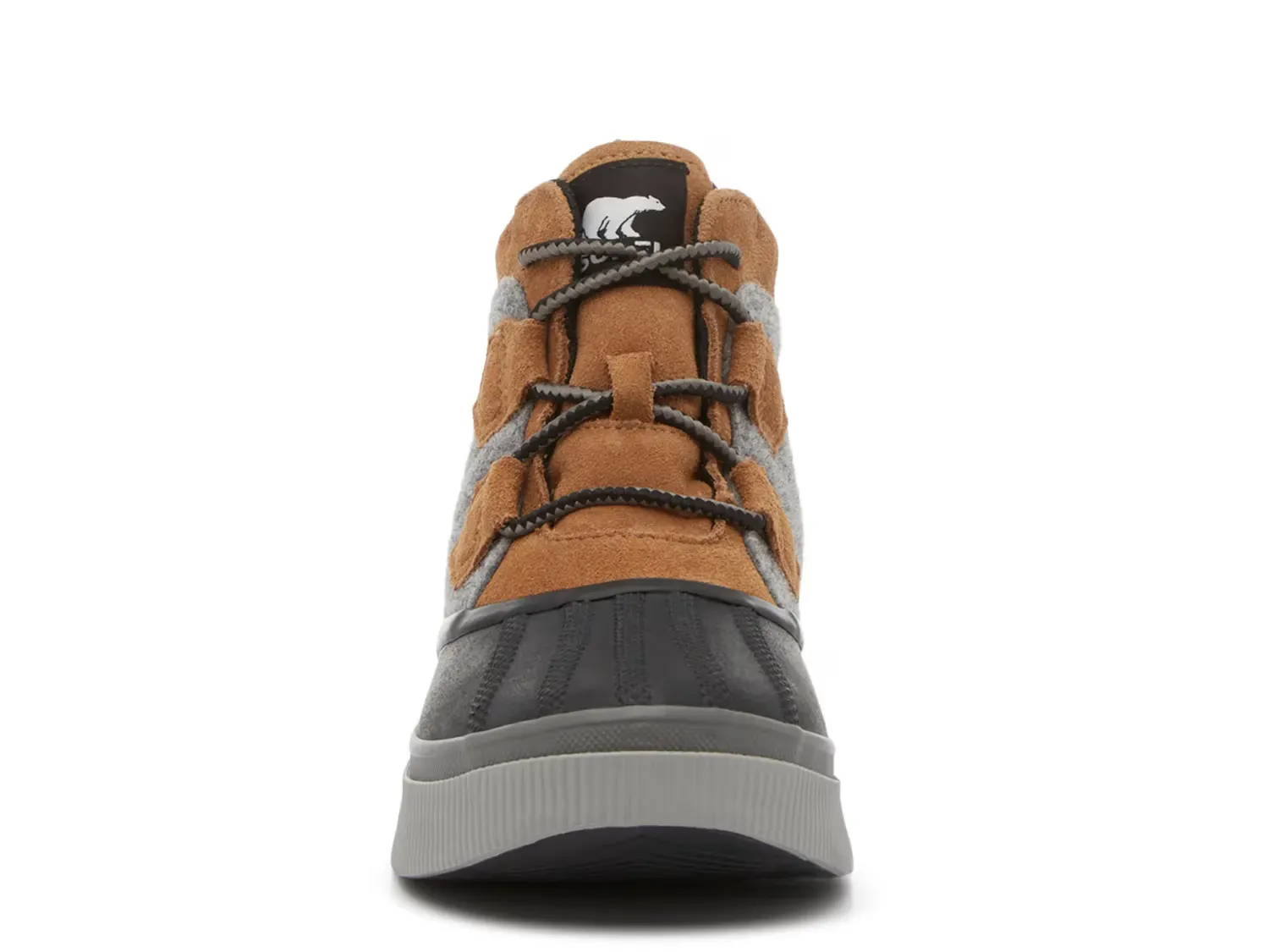 Ботинки женские Sorel Out N About IV Classic водонепроницаемые с круглым носком, коньяк/серый — фото 2