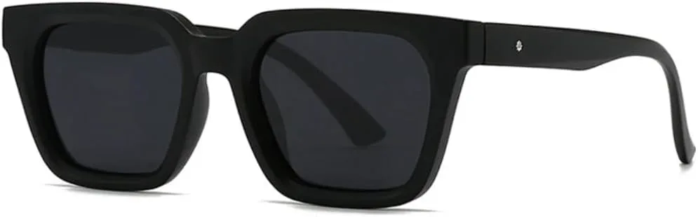 

Модные женские солнцезащитные очки в стиле ретро с заклепками, мужские трендовые сине-зеленые оттенки с защитой от УФ-излучения UV400 HHZZYVY, Black Grey