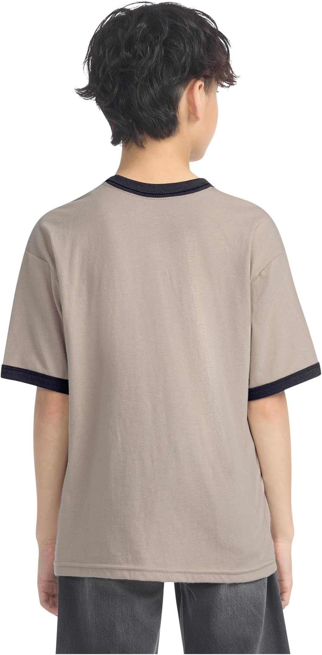 Футболка abercrombie kids Abercrombie Ringer Tee, цвет Simply Taupe — фото 2