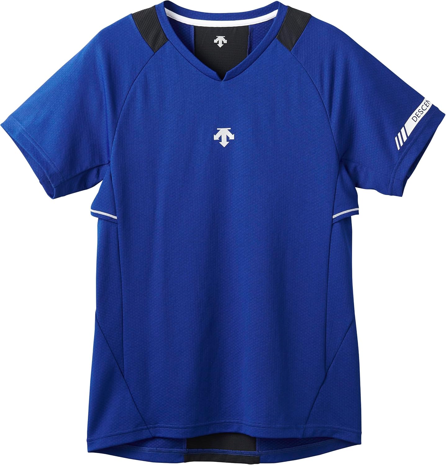 

Футболка Descente, которую носит Юки Исикава, волейбольная футболка с коротким рукавом, клубные мероприятия, тренировки, черный/синий