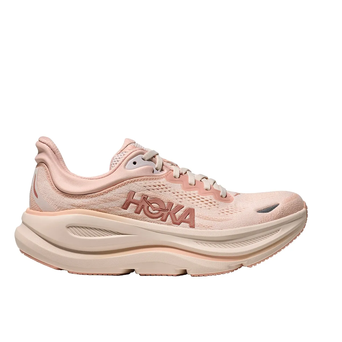 Женские кроссовки для бега BONDI 9 Hoka, светло-розовый