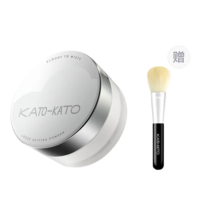 

KATO Partly Cloudy To Fog рассыпчатая пудра для контроля жирного блеска Natural Long Lasting тональная финишная пудра 8g KATO-KATO, (Newly Upgraded Packaging) Transparent Matte-Combination Skin 20g with Loose Power Brush Included