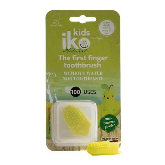 

Кисть для пальцев, зеленое яблоко Iko Kids Natural