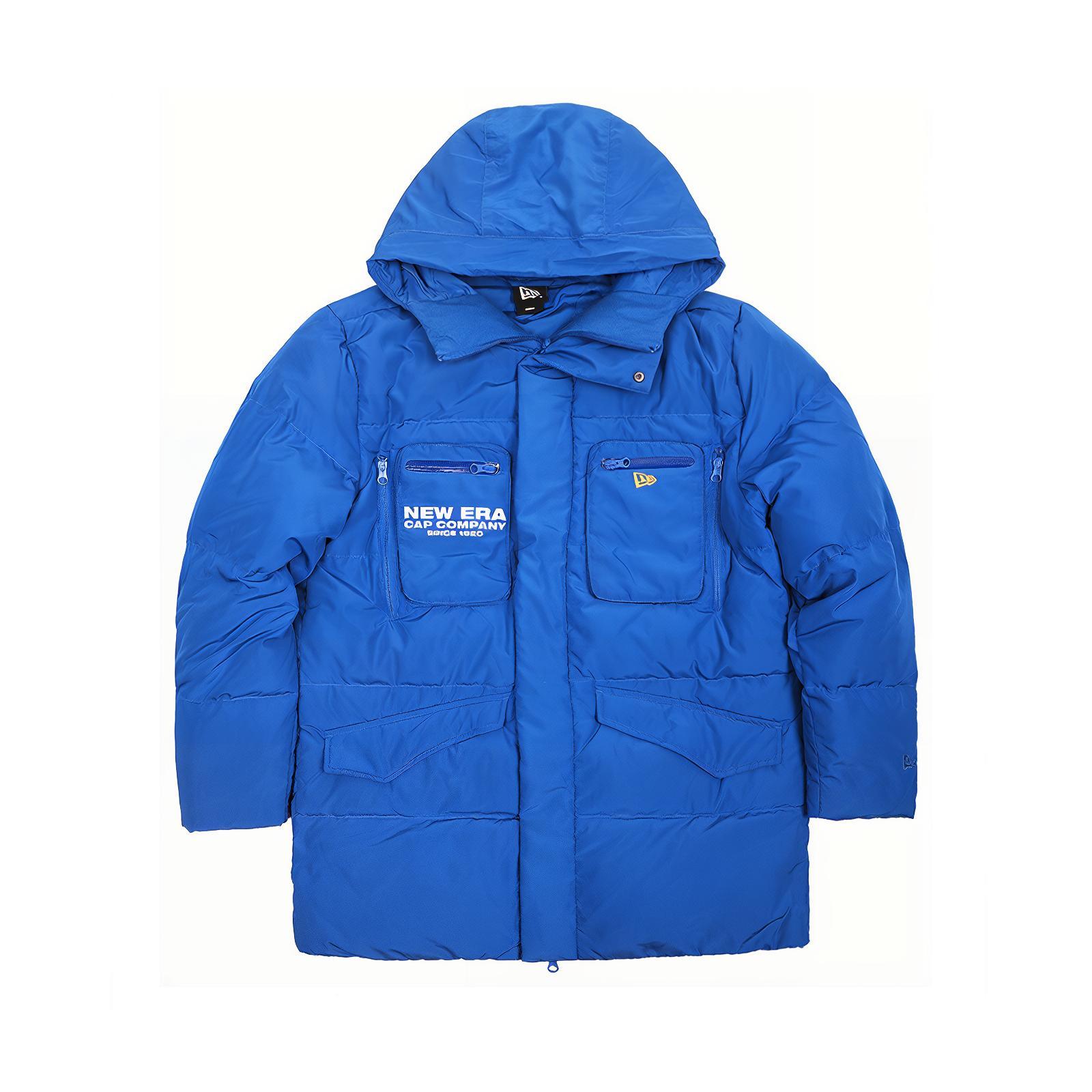 

New Era Унисекс синяя пуховая куртка, Blue