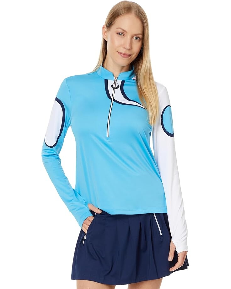

Пуловер Jamie Sadock 1/4 Zip Pullover, цвет Electra