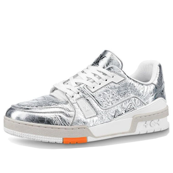 

Кроссовки trainer sneakers 'silver' Louis Vuitton, серебряный