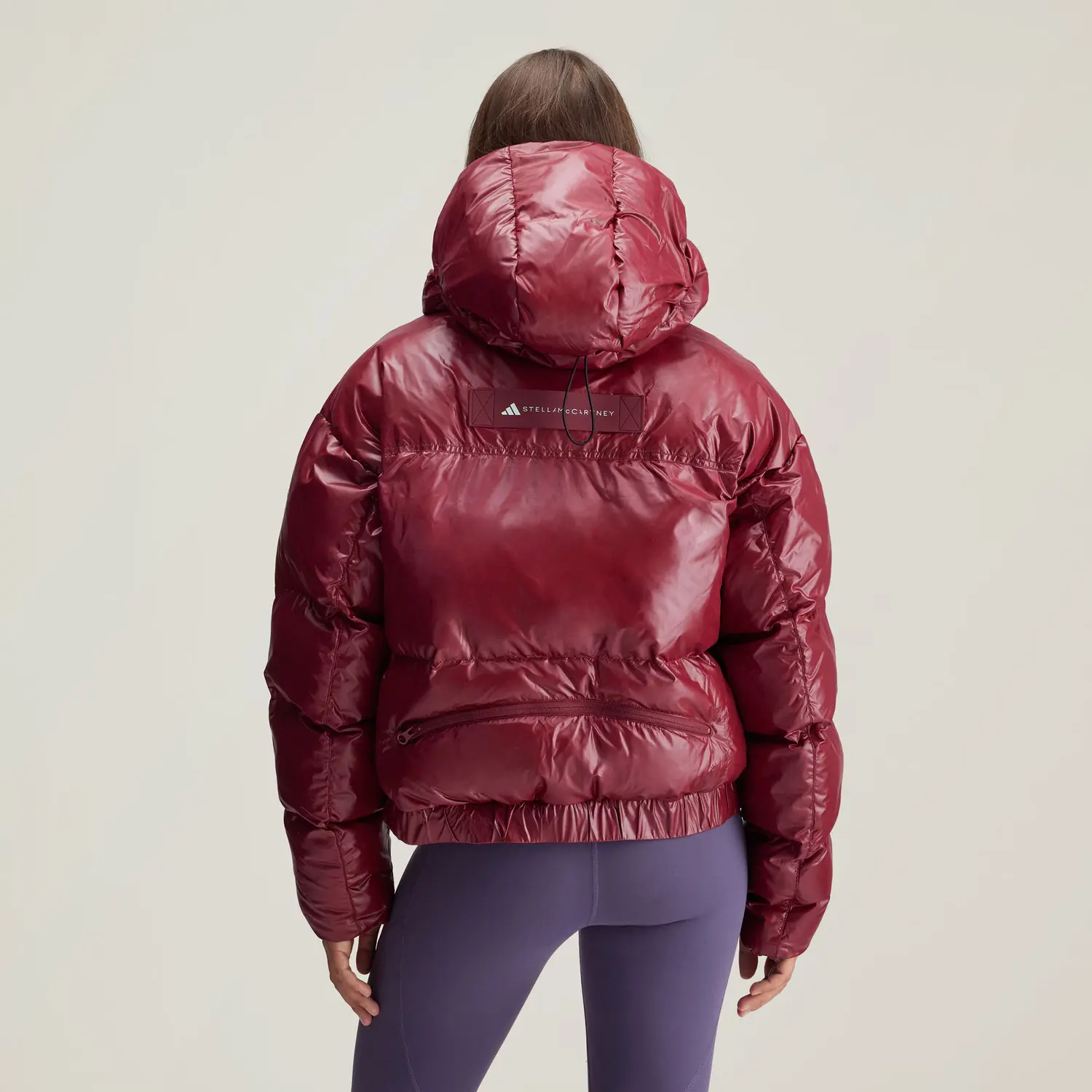 Пуховая куртка TrueNature от Стеллы Маккартни Adidas, темный красный — фото 4