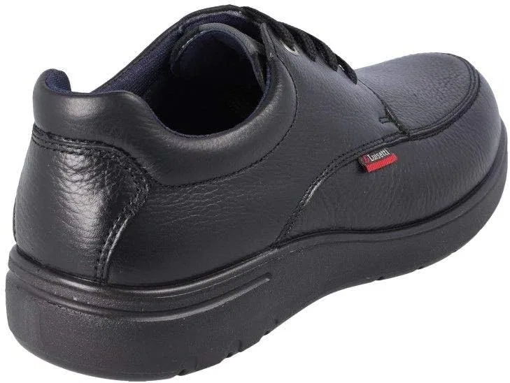 Мужские повседневные туфли Luisetti Blucher Street 31002ST из натуральной кожи, 100% коровья кожа, Black — фото 3
