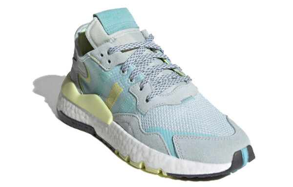 Кроссовки оригинальные nite jogger Adidas, серый — фото 2