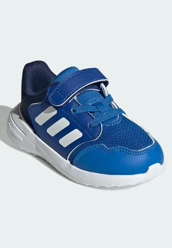 Кроссовки для бега по шоссе Tensaur Run 3.0 Adidas Performance, ярко-королевский синий, облачно-белый, темно-синий — фото 2
