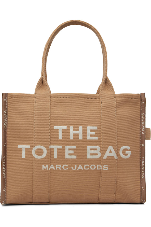 

Marc Jacobs Бежевая большая жаккардовая сумка-тоут