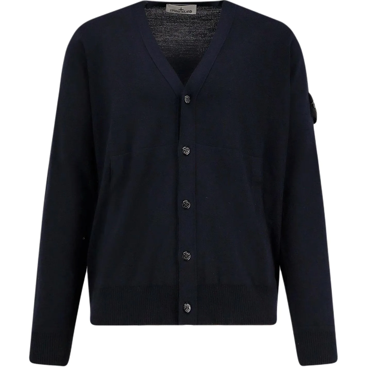 Шерстяной кардиган STONE ISLAND, синий