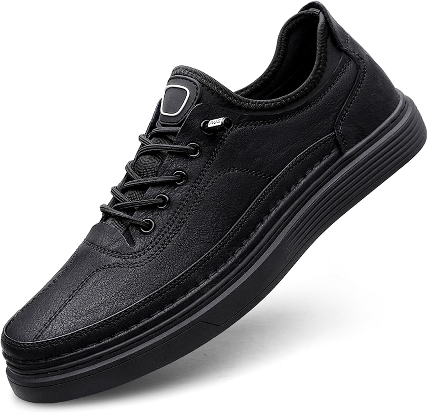 

Мужские кроссовки Abborora, повседневные и для платьевых образов, скейт обувь, черный