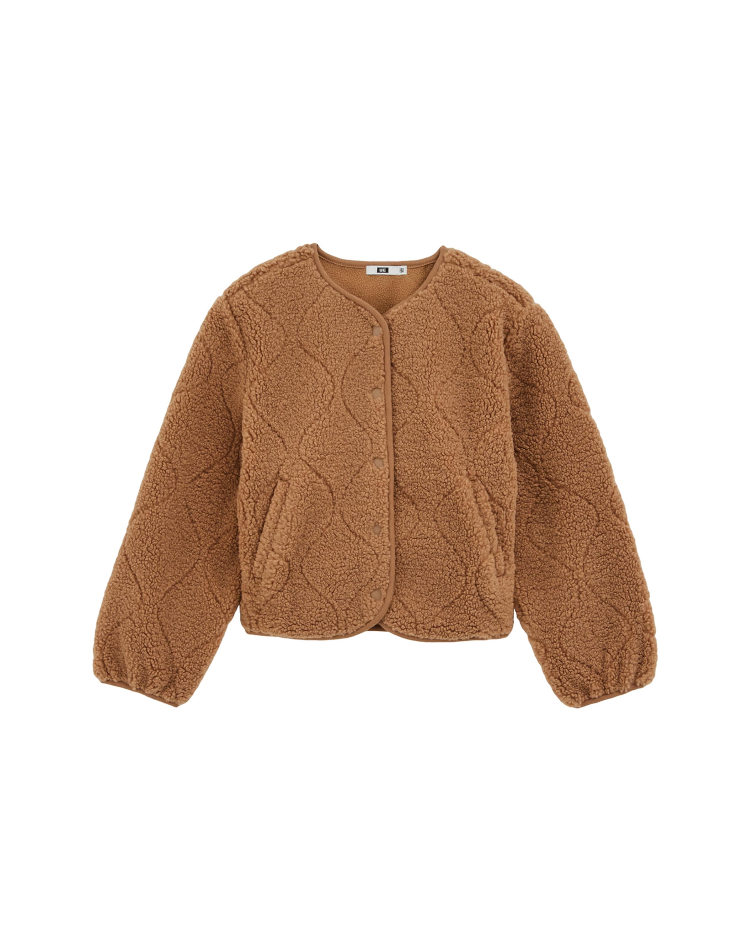 

WE Fashion Куртка для межсезонья в светло-коричневом цвете